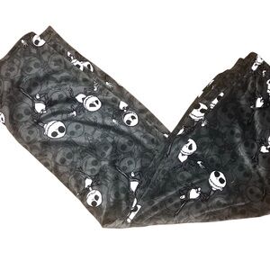 Disney Black and White Skeleton Pajama Bottoms